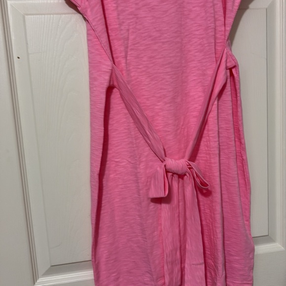 NWT J.Crew Pink Tie-Waist Mini Dress - Picture 5 of 9